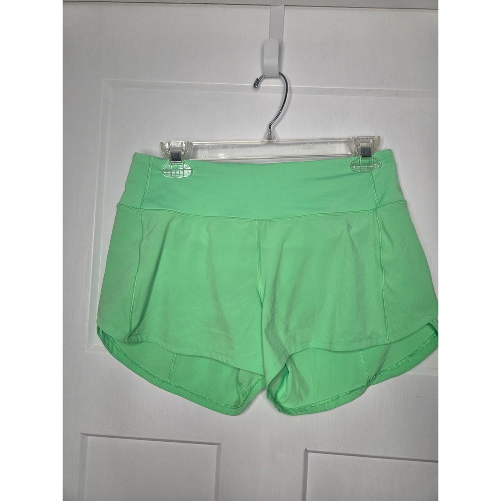 Lululemon Speed Up High-Rise Lined Short 2.5 Pistachio Green LW7AYMT Size 6
